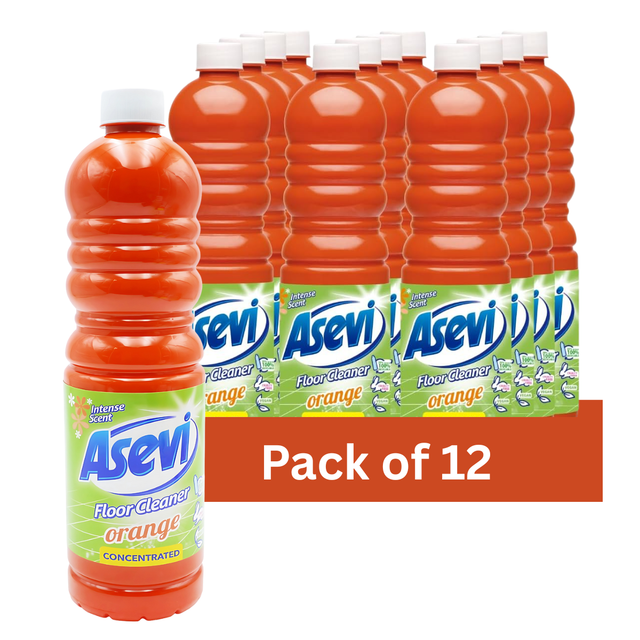 Asevi Orange Floor Cleaner 1 Litre | Pack of 12