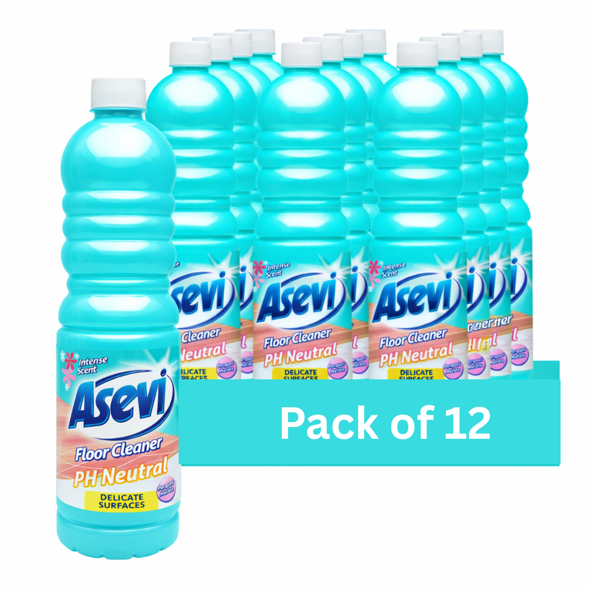 Asevi PH Neutral Floor Cleaner 1 Litre | Pack of 12