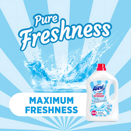 Asevi Pure Freshness Laundry Detergent 2376ml (44 Washes)