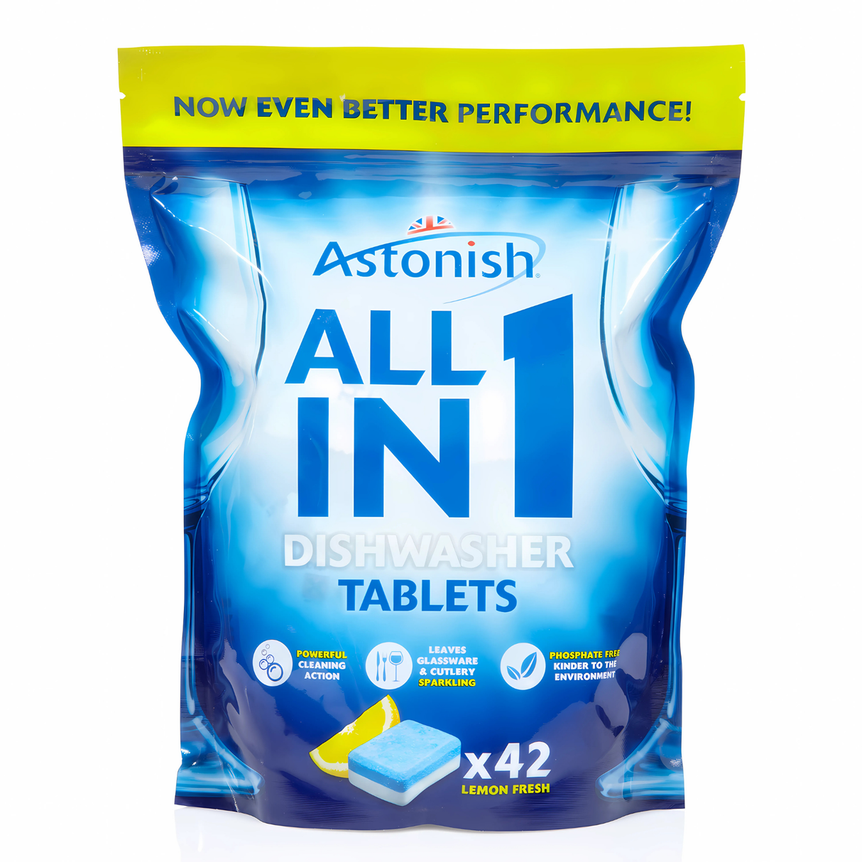Astonish All in 1 Dishwasher Tablets Pack of 42