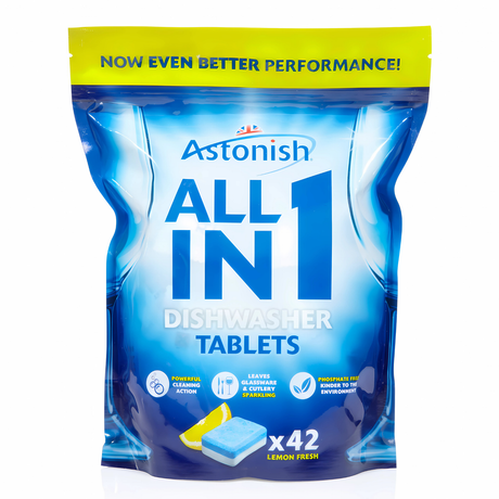 Astonish All in 1 Dishwasher Tablets Pack of 42