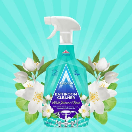 Astonish Bathroom Cleaner White Jasmine & Basil Spray 750ml