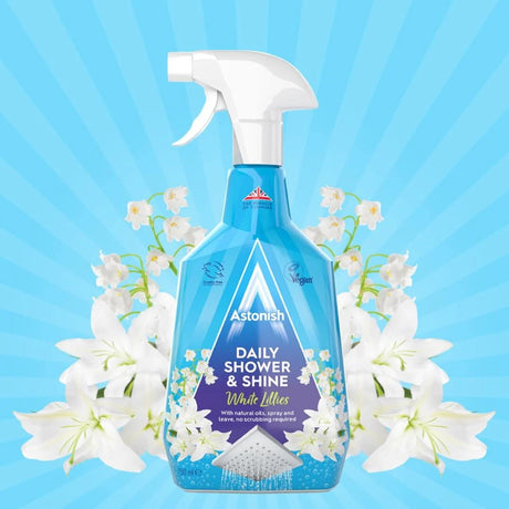 Astonish Daily Shower & Shine White Lillies Spray 750ml