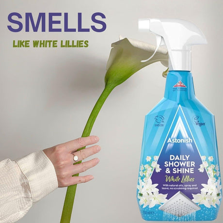 Astonish Daily Shower & Shine White Lillies Spray 750ml