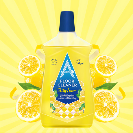 Astonish Zesty Lemon Floor Cleaner 1L | Pack of 12