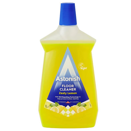 Astonish Zesty Lemon Floor Cleaner 1L | Pack of 12