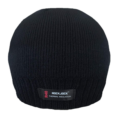 Black Thermal Insulated Boys Beanie Hat HAI-400