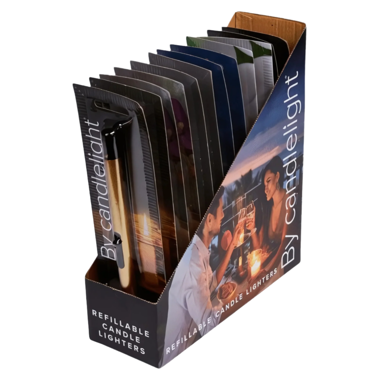 Candlelight Refillable Assorted Candle Lighter | Pack of 12