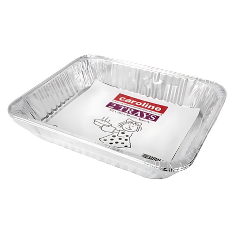 Caroline Foil Trays 262x322x50mm | Pack of 2 (N1014)
