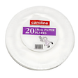 Caroline Paper Plates 18cm | Pack of 20 (1401)