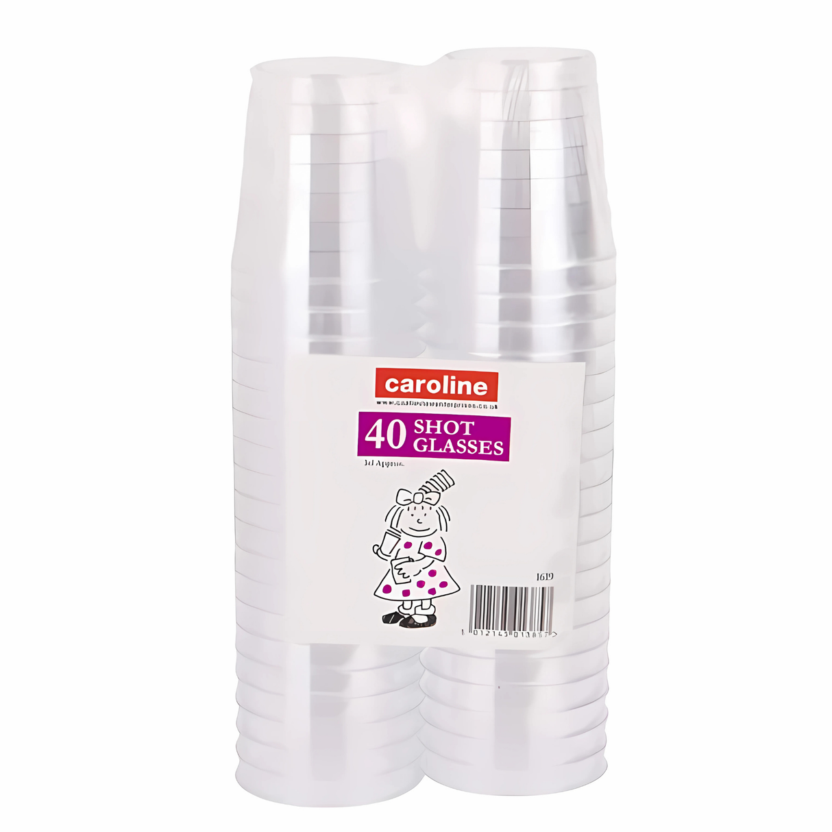 Caroline Shot Glasses Clear 1oz | Pack of 40