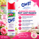 Oust Odour Eliminator Garden Fresh Air Freshener 300ml | Pack of 12
