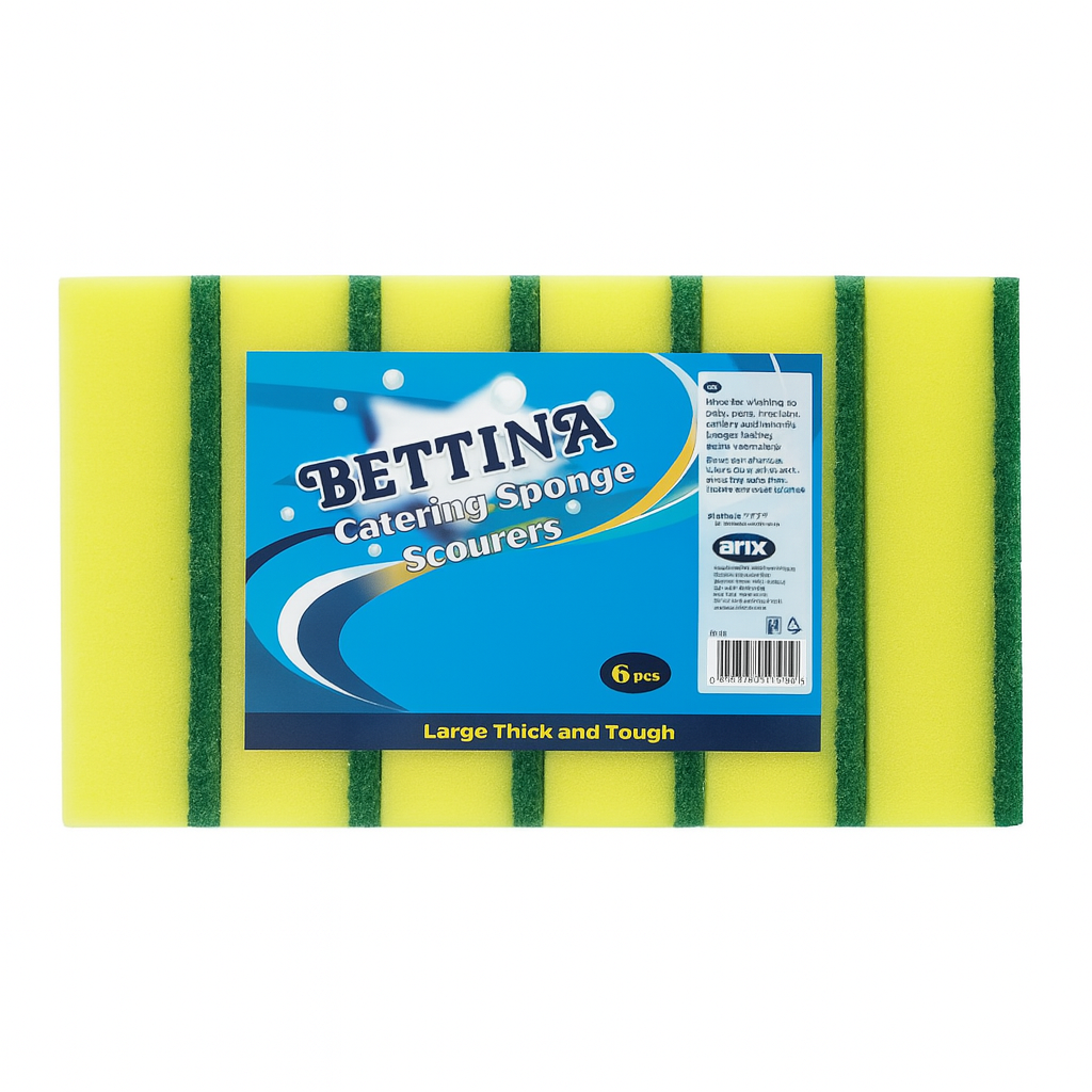 Bettina Catering Sponges Scourers - Pack of 6