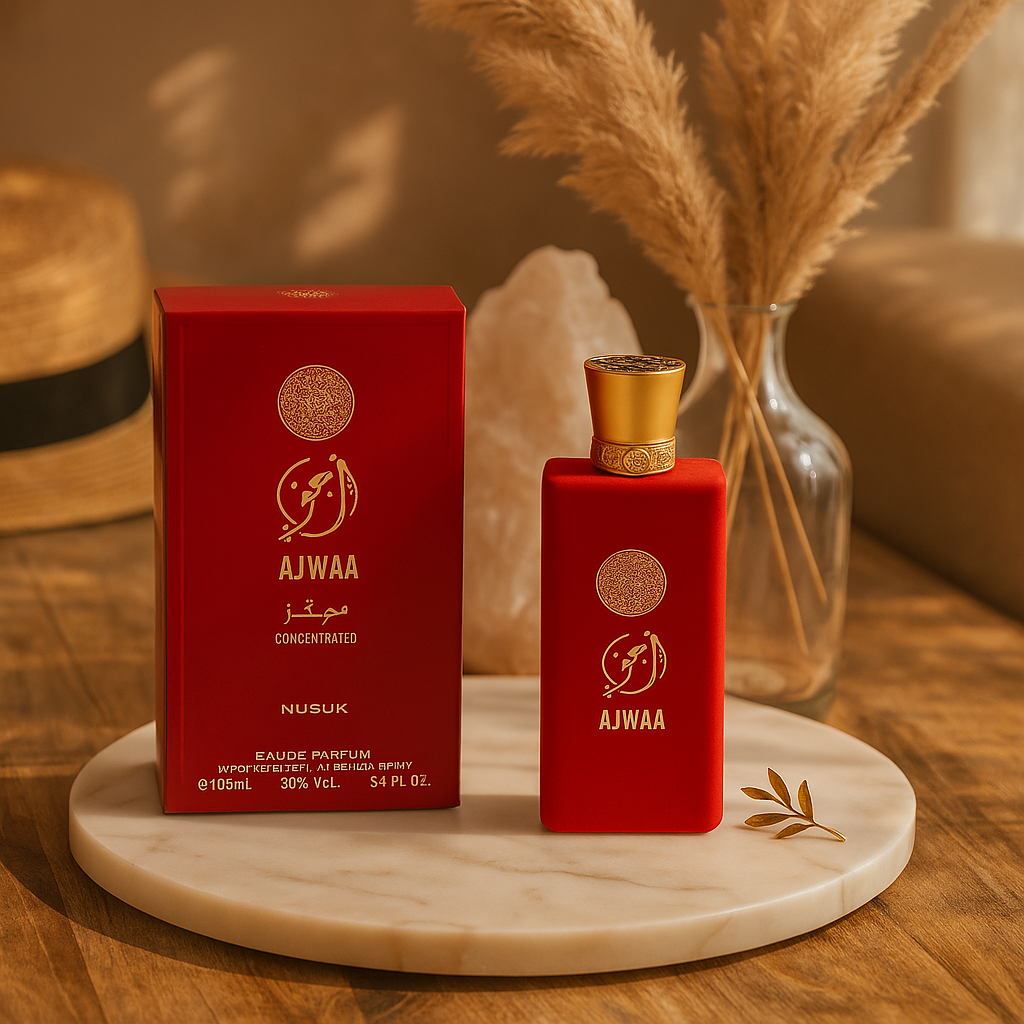 Ajwaa Red (For Unisex EDP) Eau De Parfum 100ml By Nusuk