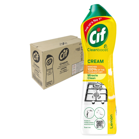 Cif Cream Lemon 500ml | Pack of 8