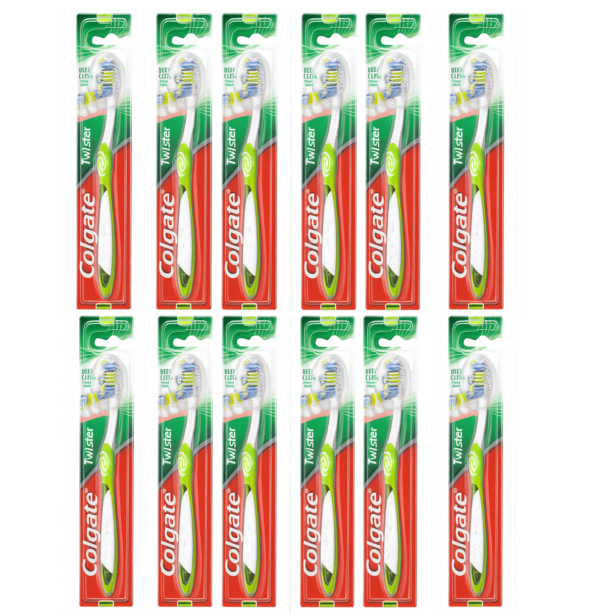 Colgate Twister Fresh Medium Toothbrush | Pack of 12