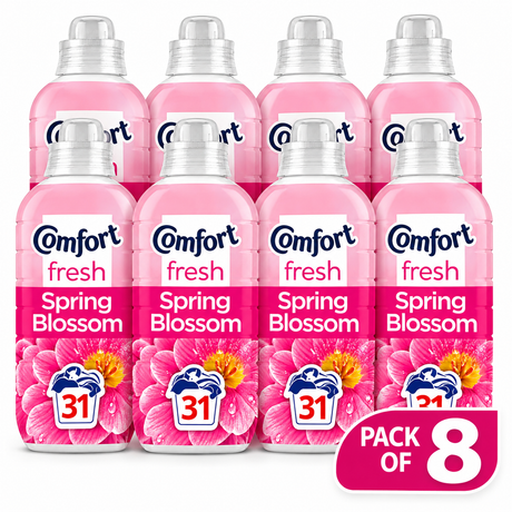 Comfort Fabric Conditioner Spring Blossom 930ml 33 Washes | Pack of 8
