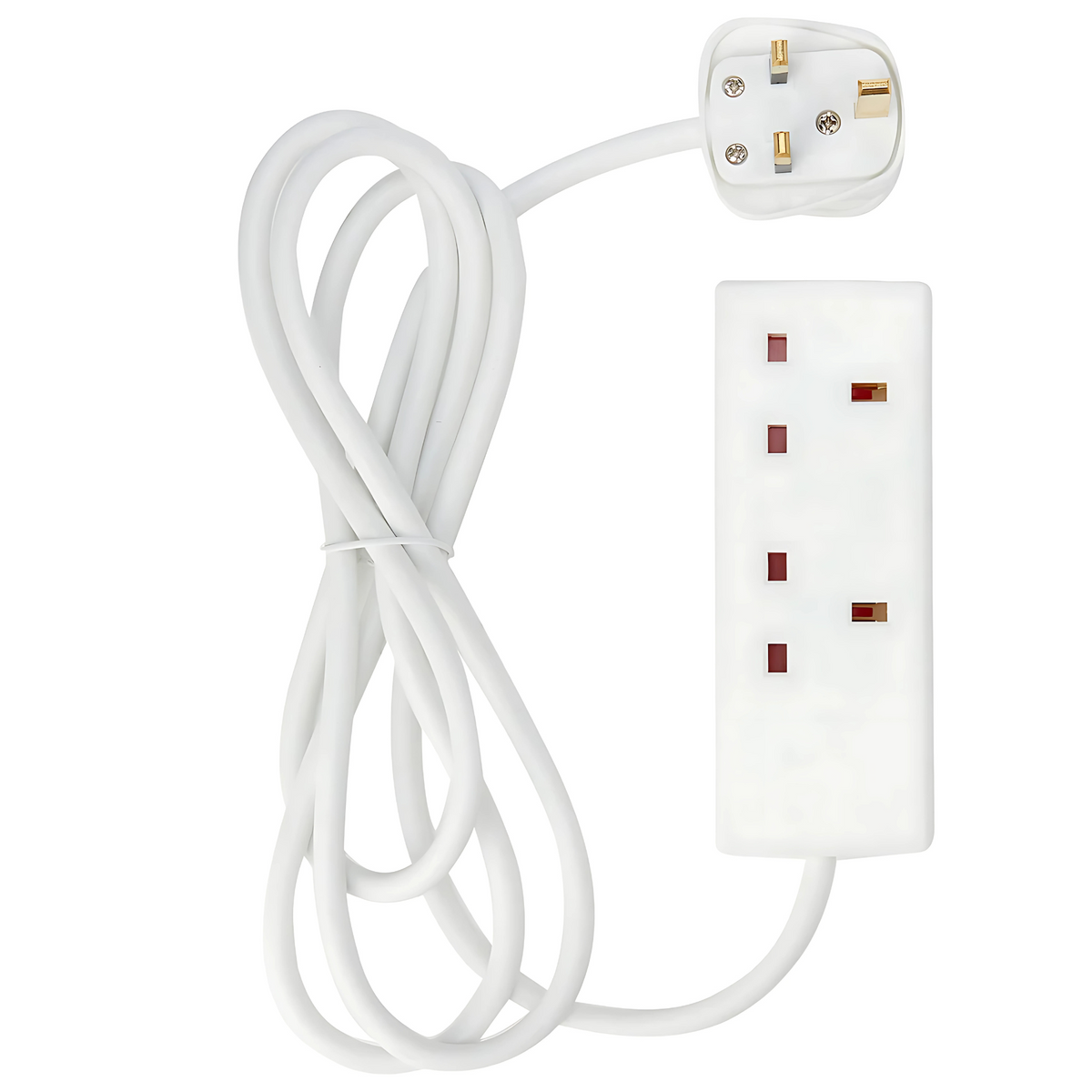 Daewoo 2 Way Extension Lead โ 2 Metre Cable โ Bargains2u