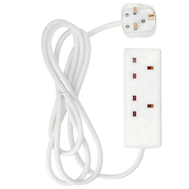 Daewoo 2 Way Extension Lead – 2 Metre Cable