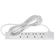 Daewoo 6 Way Extension Lead – 2 Metre Cable