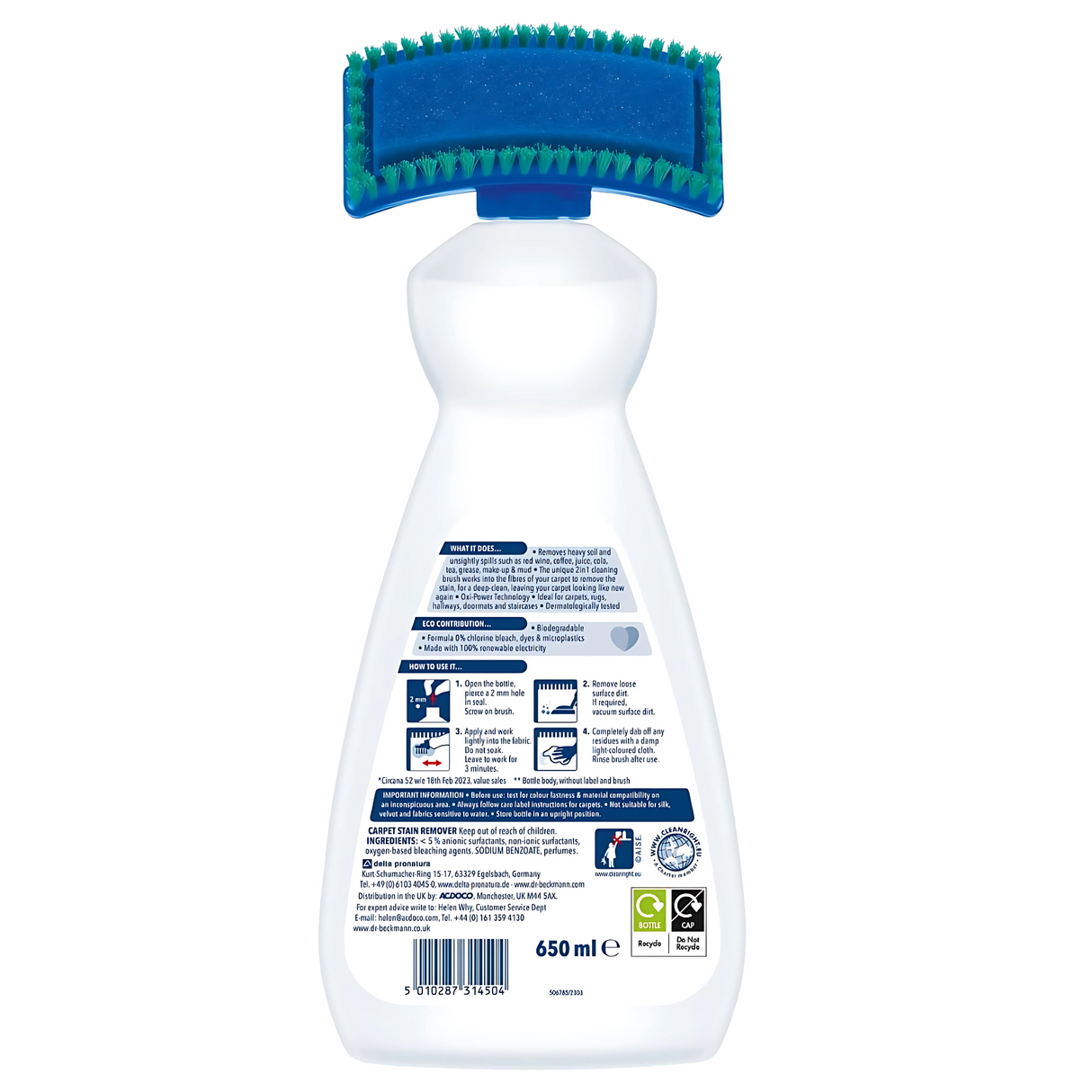 Dr. Beckmann Carpet Stain Remover 650ml