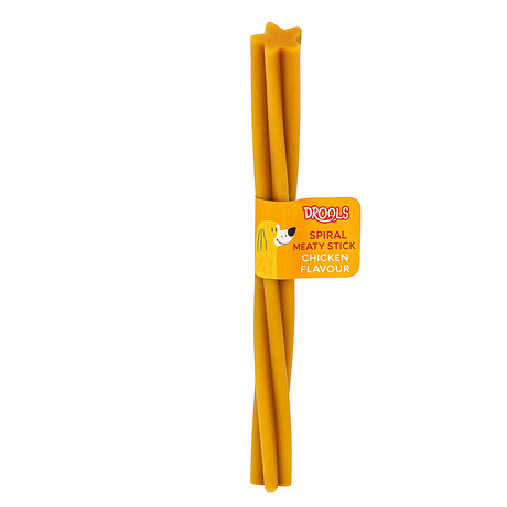 Drools Spiral Meaty Stick Chicken Flavour Treat 90g (DR9231)