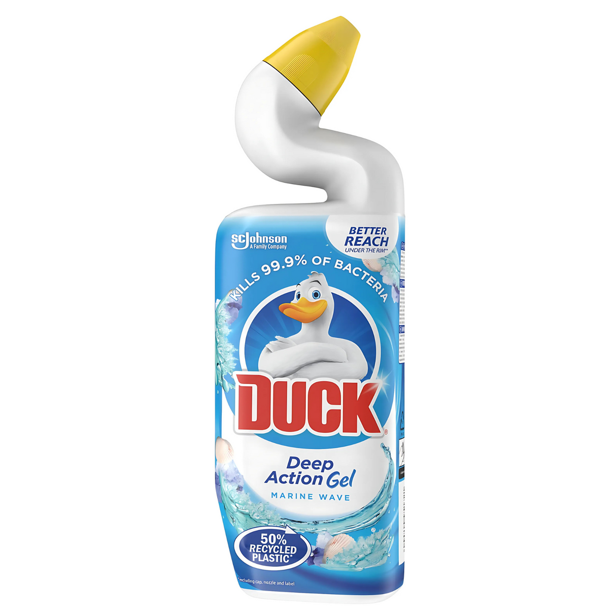 Duck Deep Action Gel Marine Wave Toilet Cleaner 750ml | Pack of 8