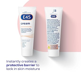 E45 Dermatological Moisturising Cream for Dry Skin & Eczema - 50g
