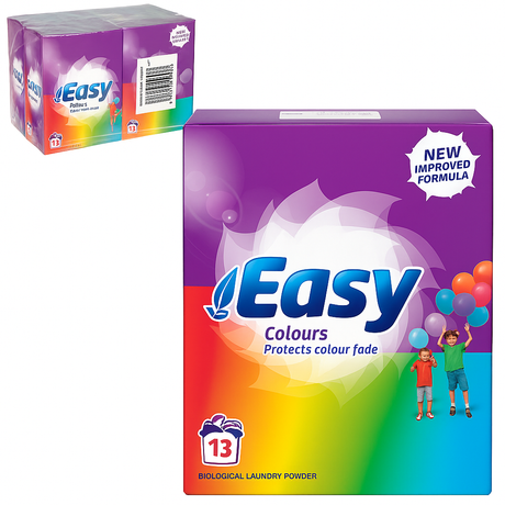 Easy Colours Washing Powder 884g (13 Washes) - Pack of 6