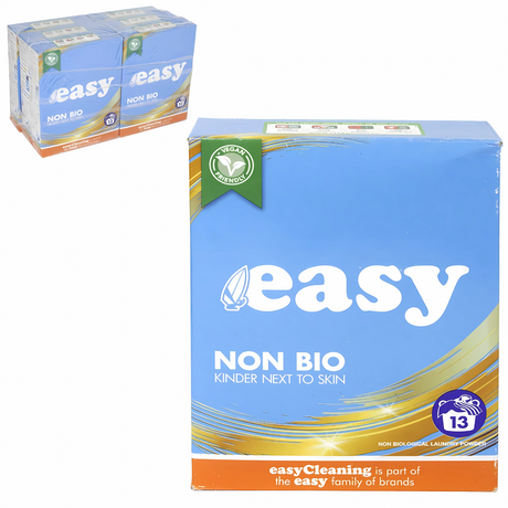 Easy Non-Bio Washing Powder 884g (13 Washes) - Pack of 6