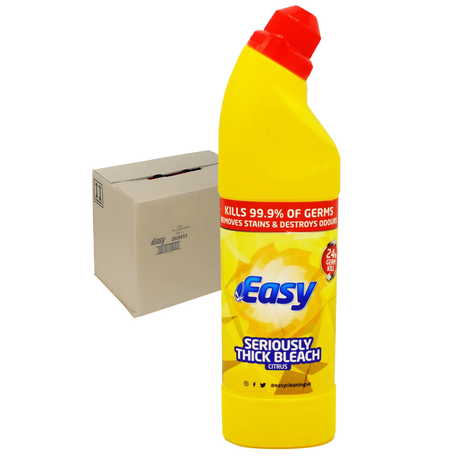 Easy Seriously Thick Bleach Citrus 750ml | Pack of 12