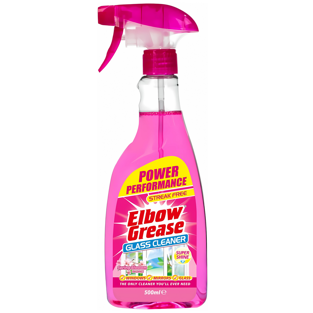 Elbow Grease Pink Glass Cleaner Spring Blossom 500ml