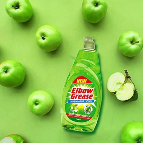 Elbow Grease Washing Up Liquid Apple Fresh 600ml