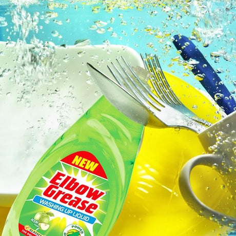 Elbow Grease Washing Up Liquid Apple Fresh 600ml