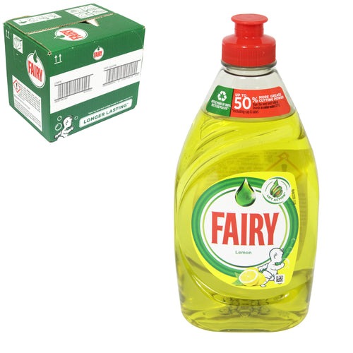 Fairy Washing Up Liquid Lemon 320ml - Pack of 10