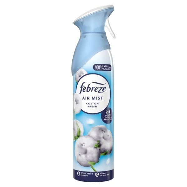 Febreze Air Mist Cotton Fresh Air Freshener 185ml