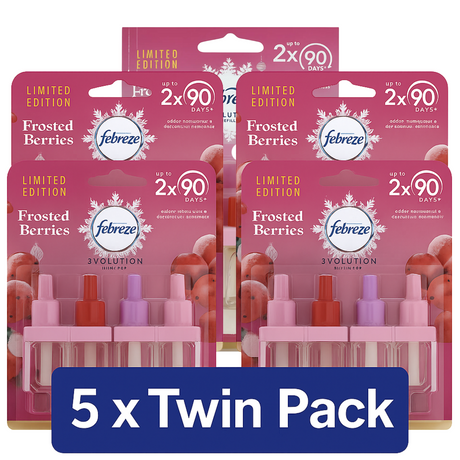 Febreze 3Volution Plug-In Refills Frosted Berries 20ml – Twin Pack (Pack of 5)