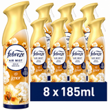 Febreze Air Mist Gold Orchid Air Freshener 185ml | Pack of 8