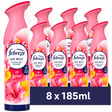 Febreze Air Mist Lenor Sparkling Bloom Air Freshener 185ml | Pack of 8