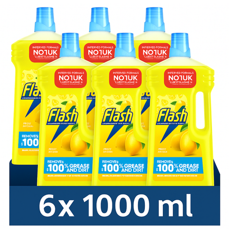 Flash All Purpose Lemon Cleaner 950ml | Pack of 6