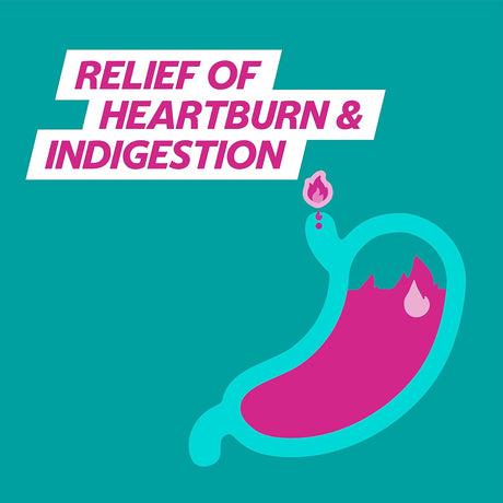 Gaviscon Double Action Heartburn & Indigestion Mint Chewable Tablets 12s