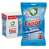 Green Shield Anti-Bacterial Floor Surface Wipes 24s I Box of 12 