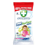 Green Shield Anti-Bacterial Food Surface Wipes 70s I Pack of 12 