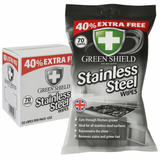 Green Shield Stainless Steel Wipes 70s I Pack of 12
