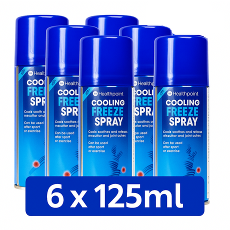 Healthpoint Cooling Freeze Spray 125ml | Pack of 6