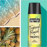 Impulse Tropical Beach & Pineapple Body Spray 75ml | Pack of 6
