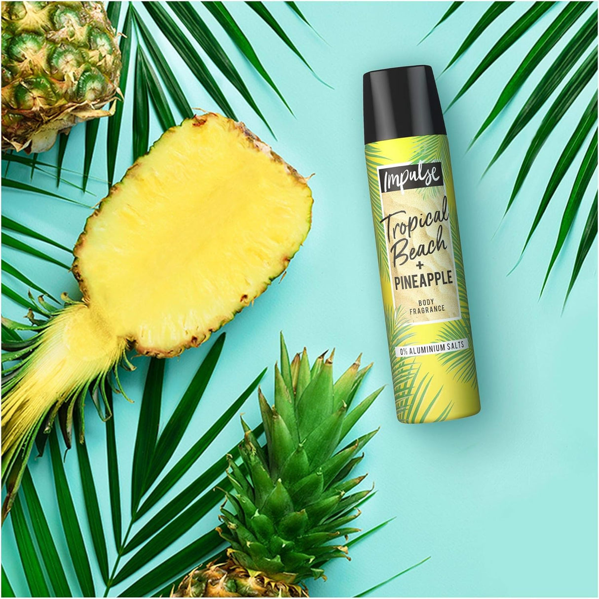 Impulse Tropical Beach & Pineapple Body Spray 75ml | Pack of 6