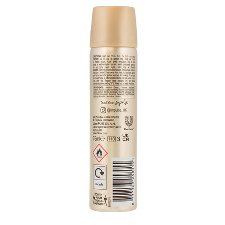 Impulse Hint of Musk Body Spray 75ml