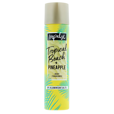  Impulse Tropical Beach & Pineapple Body Spray 75ml