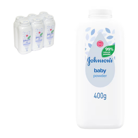 Johnson's Baby Powder 400g | Pack of 6